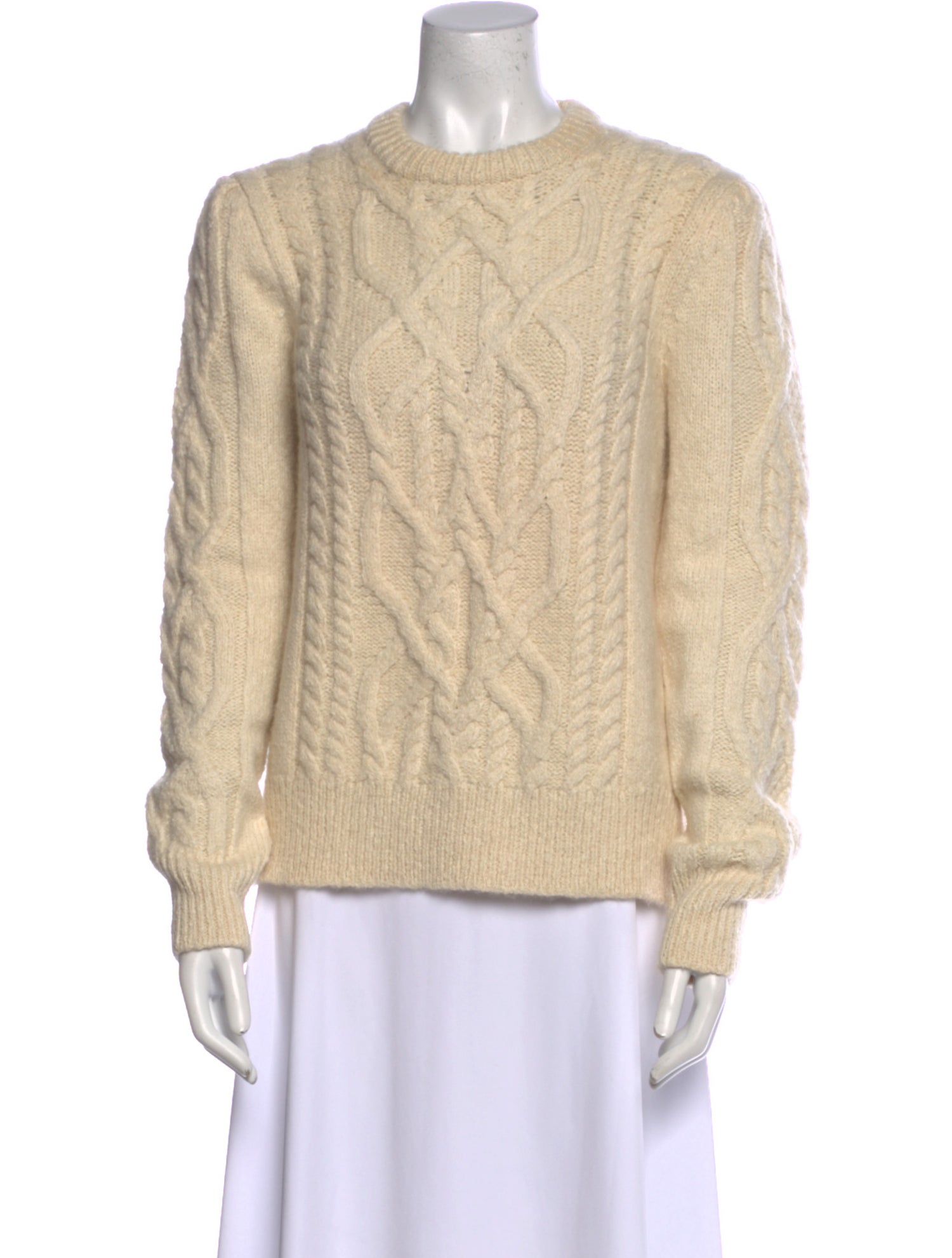 Isabel Marant Baby Alpaca Crew Neck Sweater