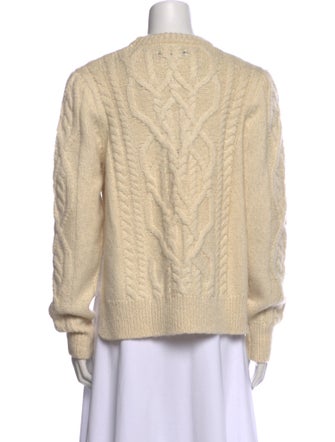 Isabel Marant Baby Alpaca Crew Neck Sweater