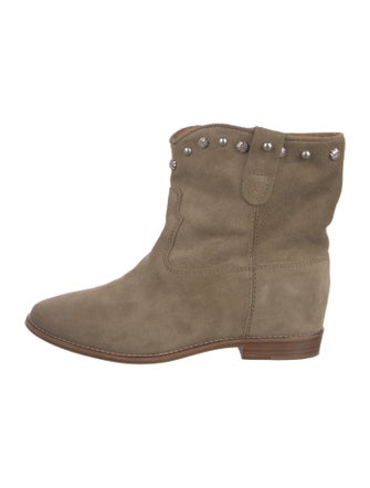 Isabel Marant Suede Studded Accents Boots