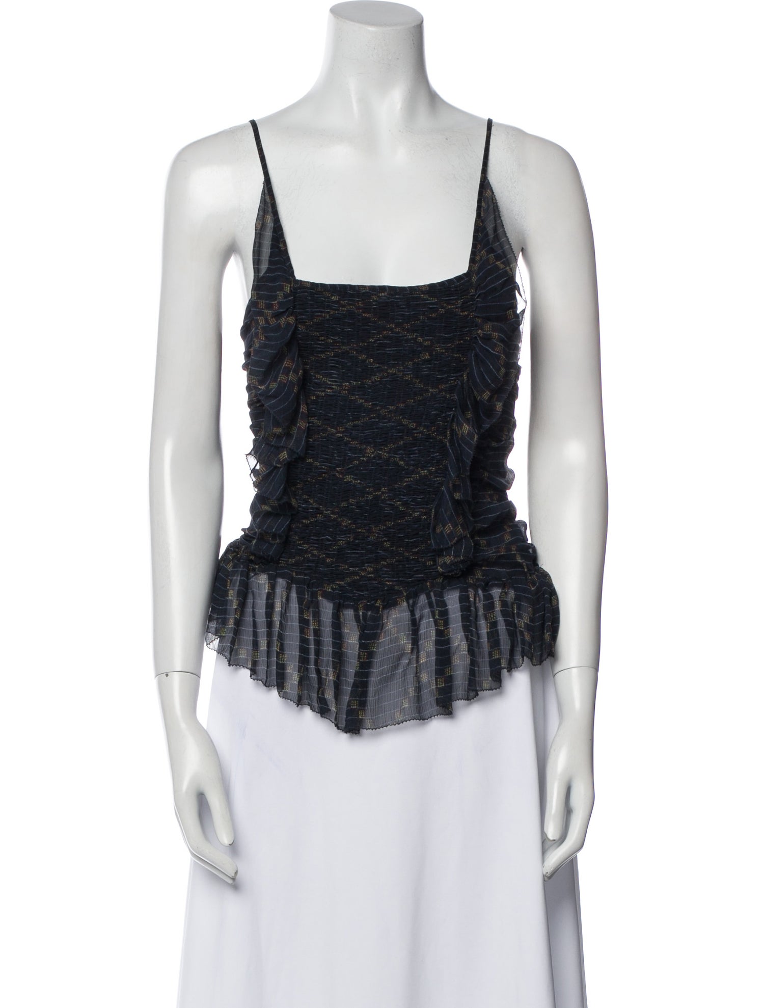 Isabel Marant Silk Square Neckline Top w/ Tags