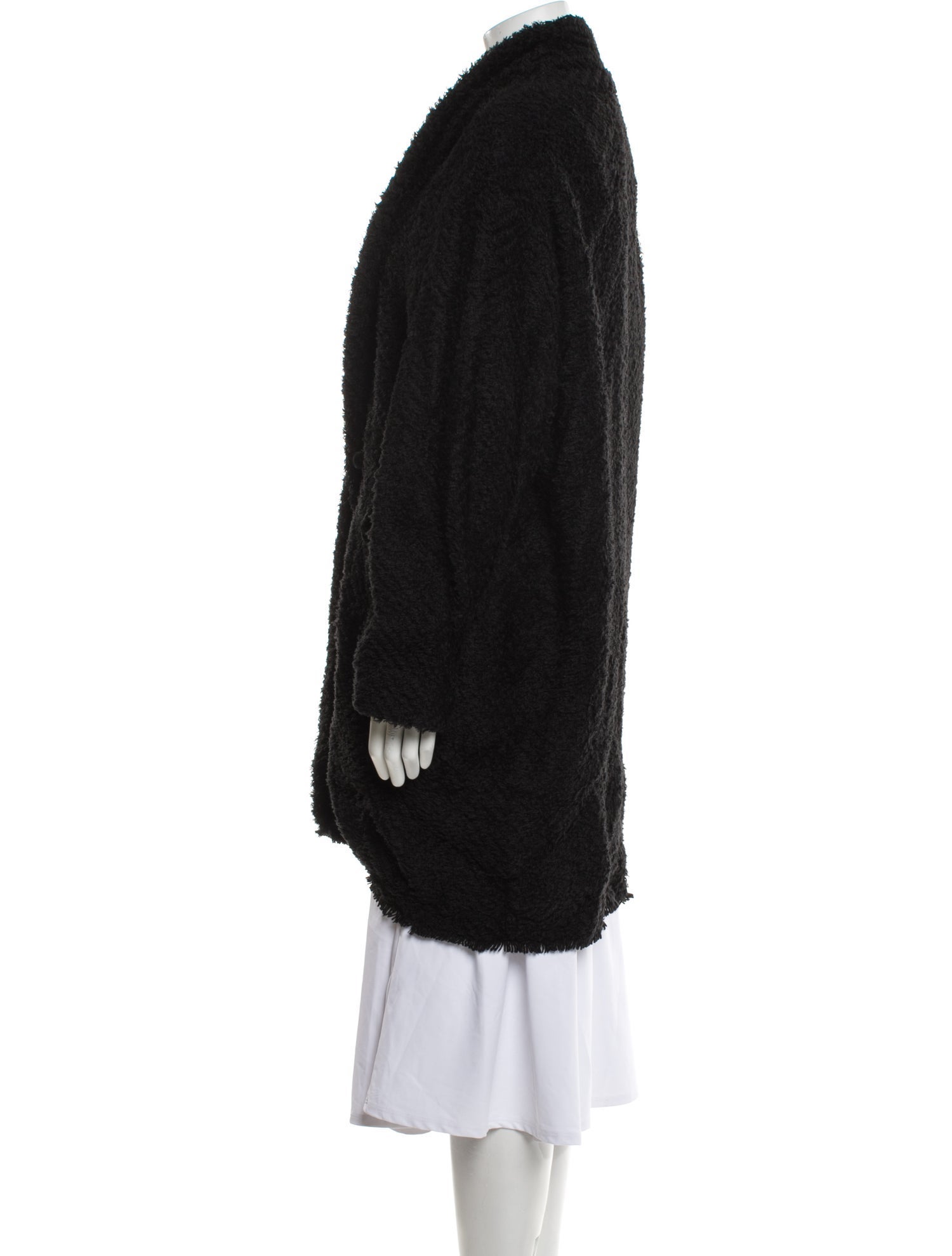 Isabel Marant Wool Faux Fur Coat