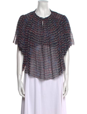 Isabel Marant Silk Printed Blouse