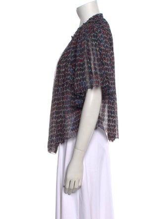 Isabel Marant Silk Printed Blouse
