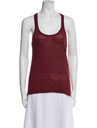 Isabel Marant Striped Scoop Neck Top