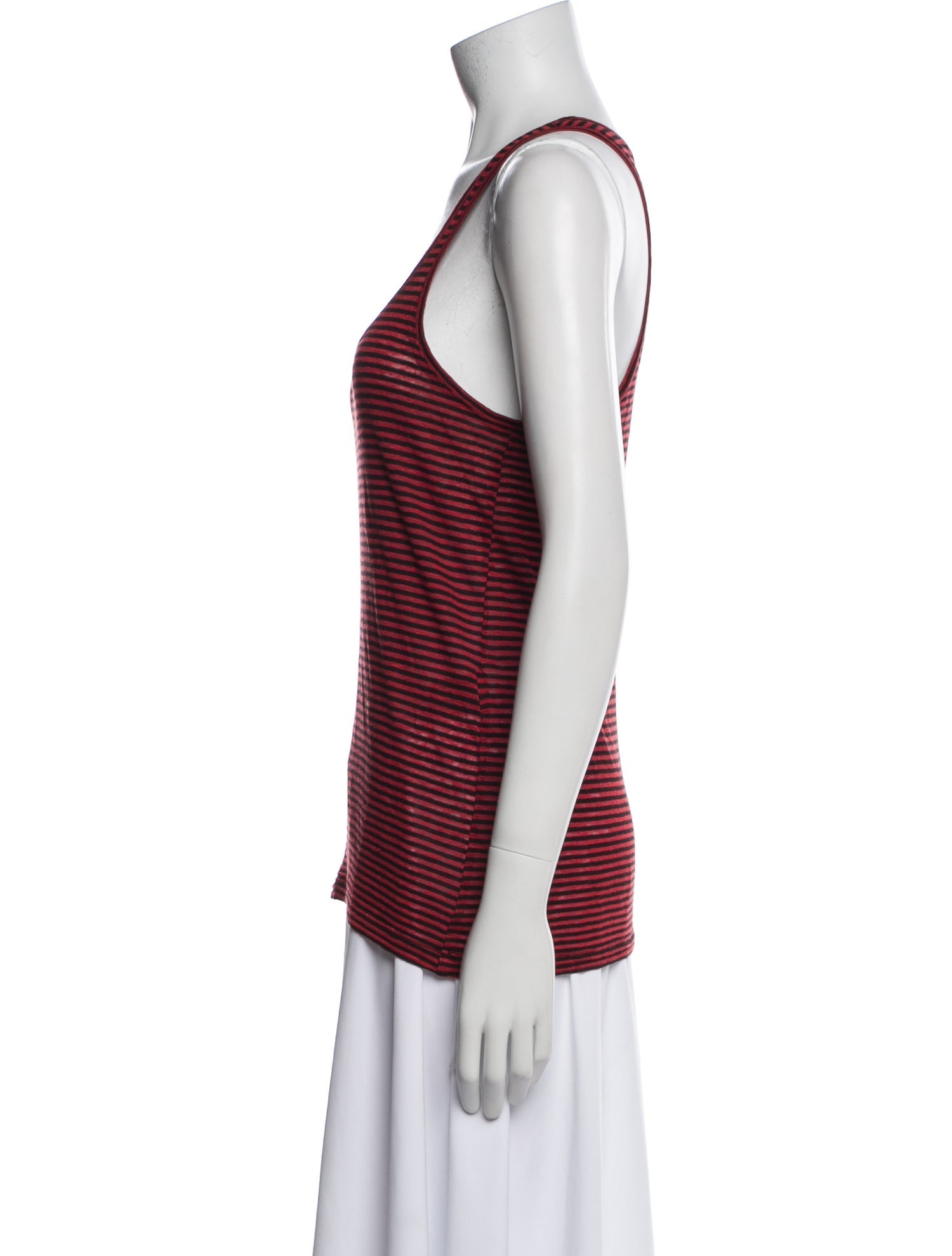 Isabel Marant Striped Scoop Neck Top