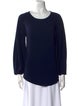 Isabel Marant Scoop Neck Long Sleeve Blouse