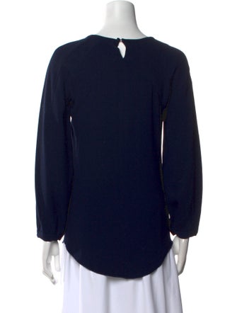 Isabel Marant Scoop Neck Long Sleeve Blouse