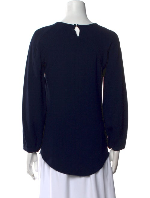 Isabel Marant Scoop Neck Long Sleeve Blouse