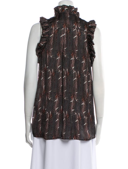 Isabel Marant Printed Cowl Neck Blouse