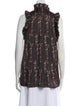 Isabel Marant Printed Cowl Neck Blouse