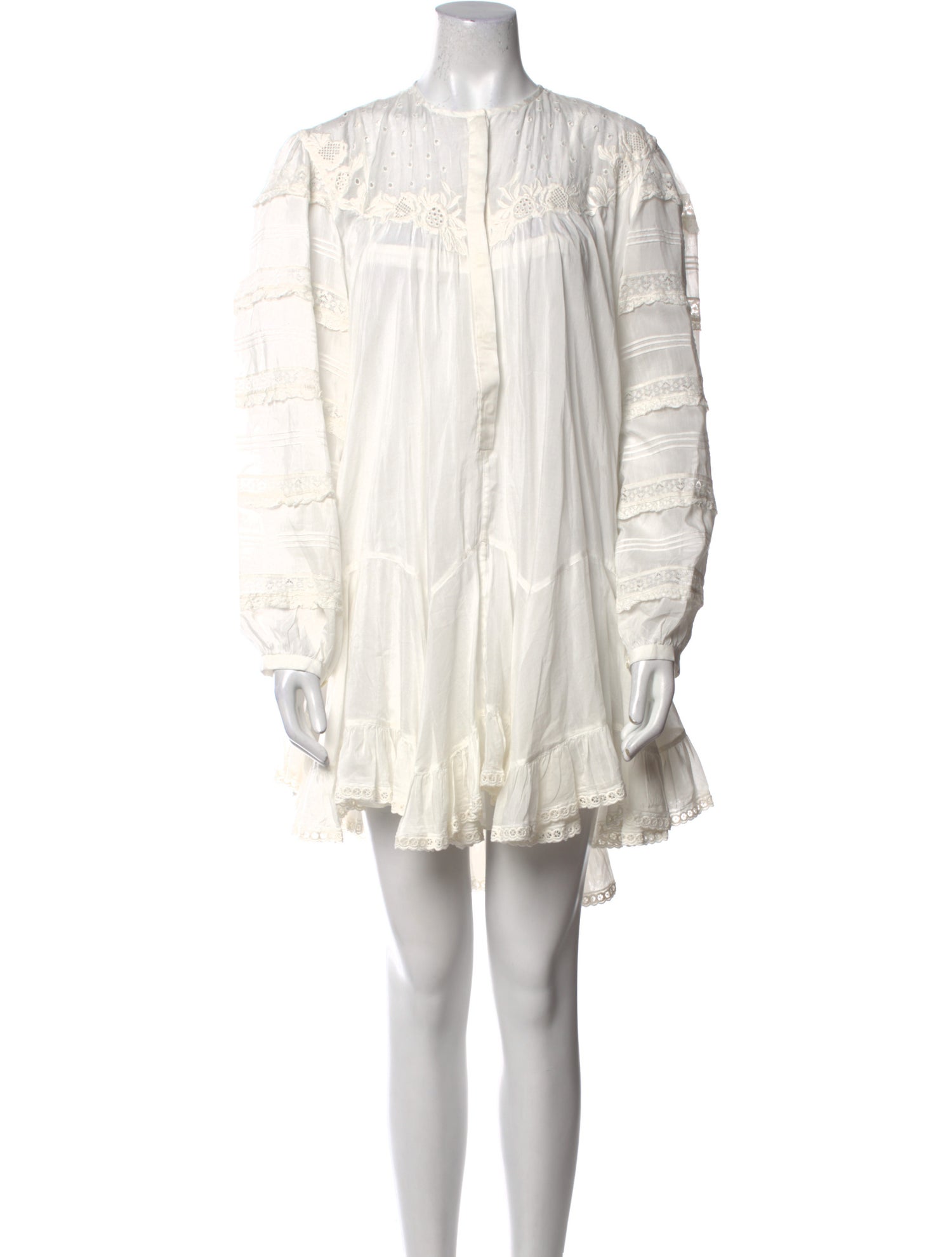 Isabel Marant Crew Neck Mini Dress