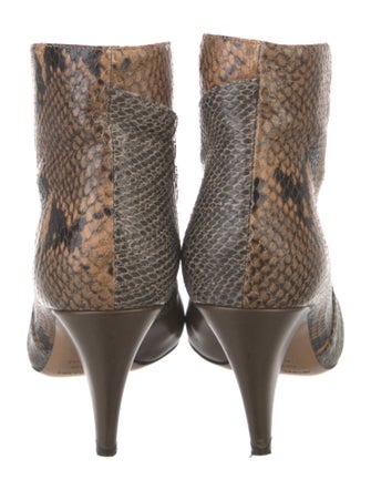Isabel Marant Leather Animal Print Boots