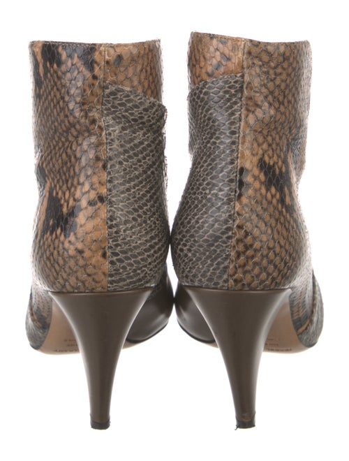 Isabel Marant Leather Animal Print Boots