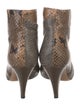 Isabel Marant Leather Animal Print Boots