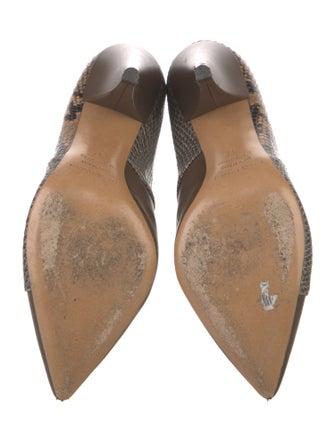 Isabel Marant Leather Animal Print Boots