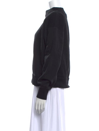 Isabel Marant Graphic Print Mock Neck Sweatshirt