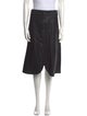 Isabel Marant Calf Leather Knee-Length Skirt