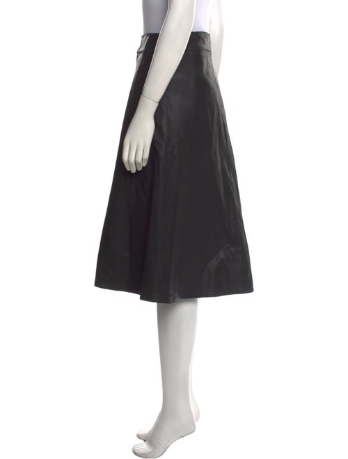 Isabel Marant Calf Leather Knee-Length Skirt
