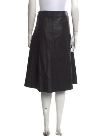 Isabel Marant Calf Leather Knee-Length Skirt