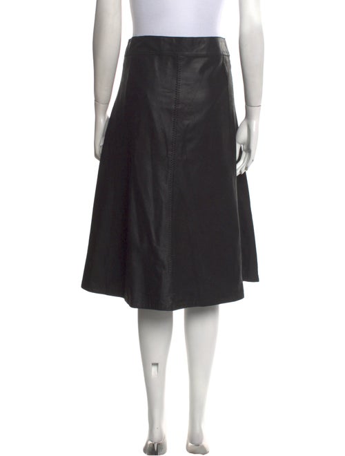 Isabel Marant Calf Leather Knee-Length Skirt