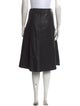 Isabel Marant Calf Leather Knee-Length Skirt