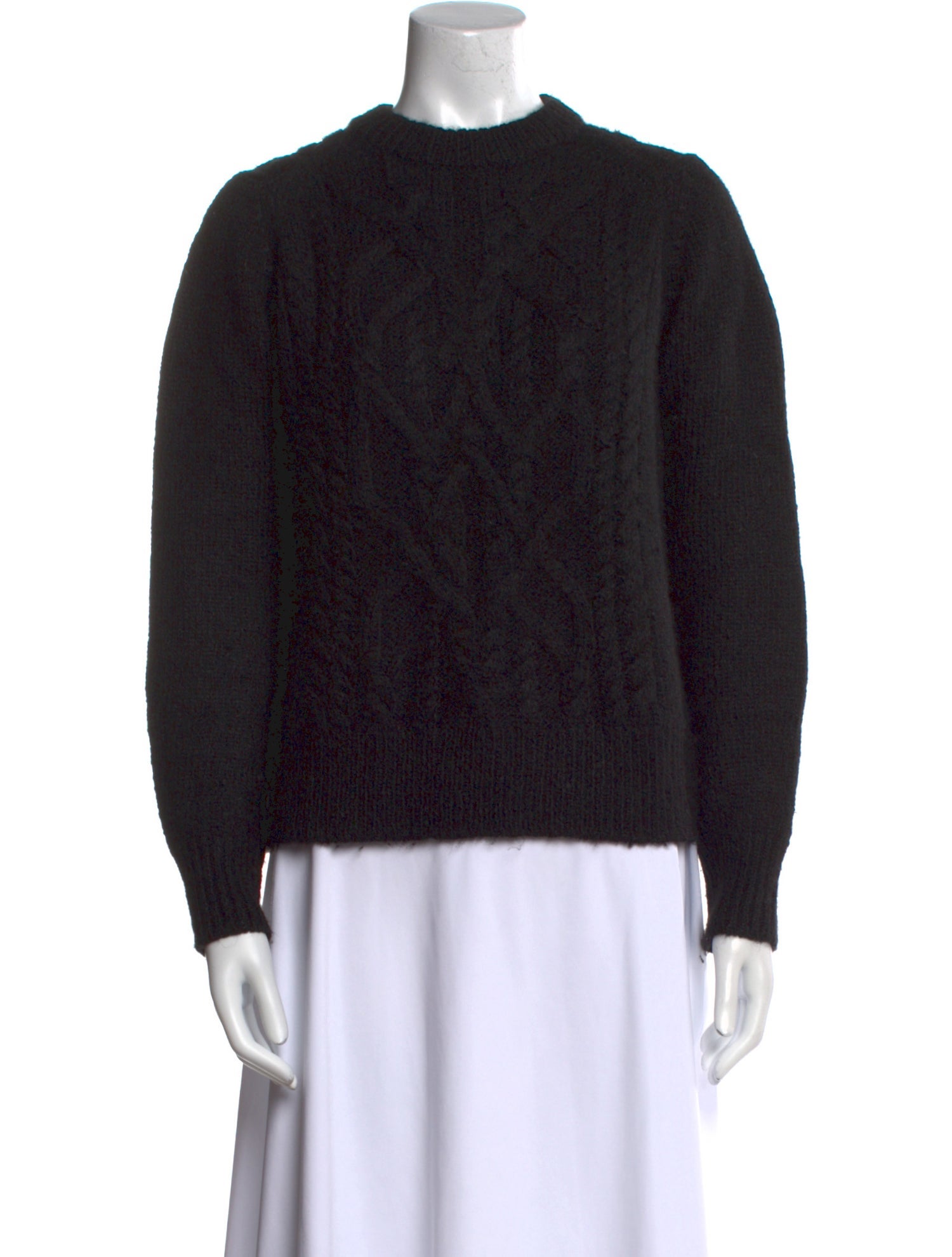 Isabel Marant Baby Alpaca Crew Neck Sweater