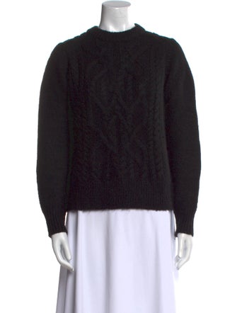 Isabel Marant Baby Alpaca Crew Neck Sweater