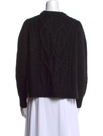 Isabel Marant Baby Alpaca Crew Neck Sweater