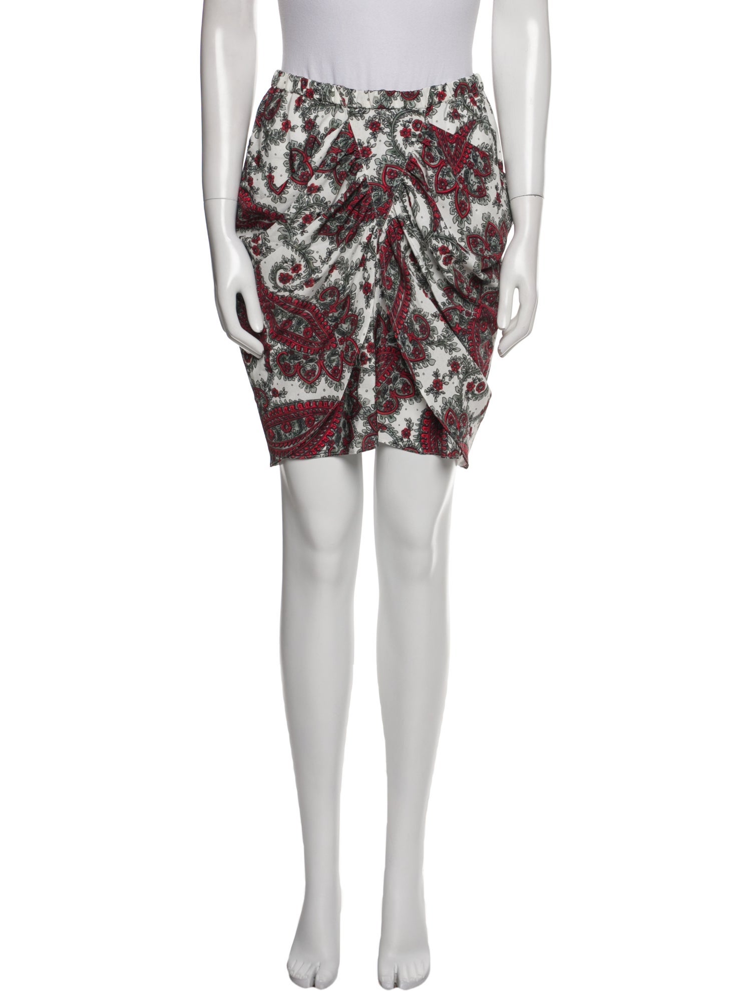 Isabel Marant Floral Print Knee-Length Skirt w/ Tags