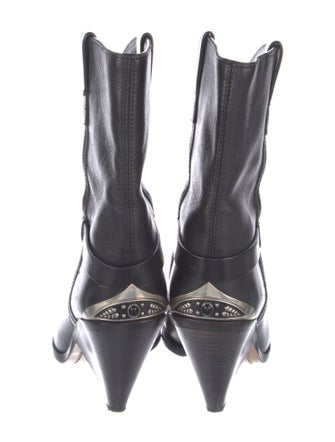Isabel Marant Leather Western Boots