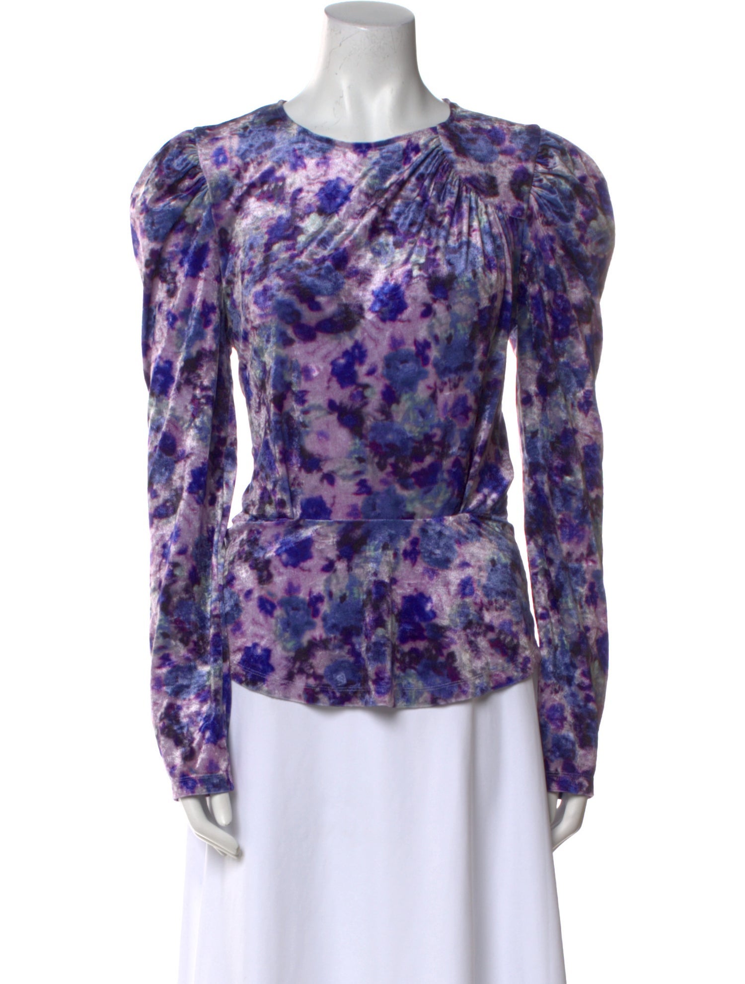 Isabel Marant Tie-Dye Print Crew Neck Blouse w/ Tags