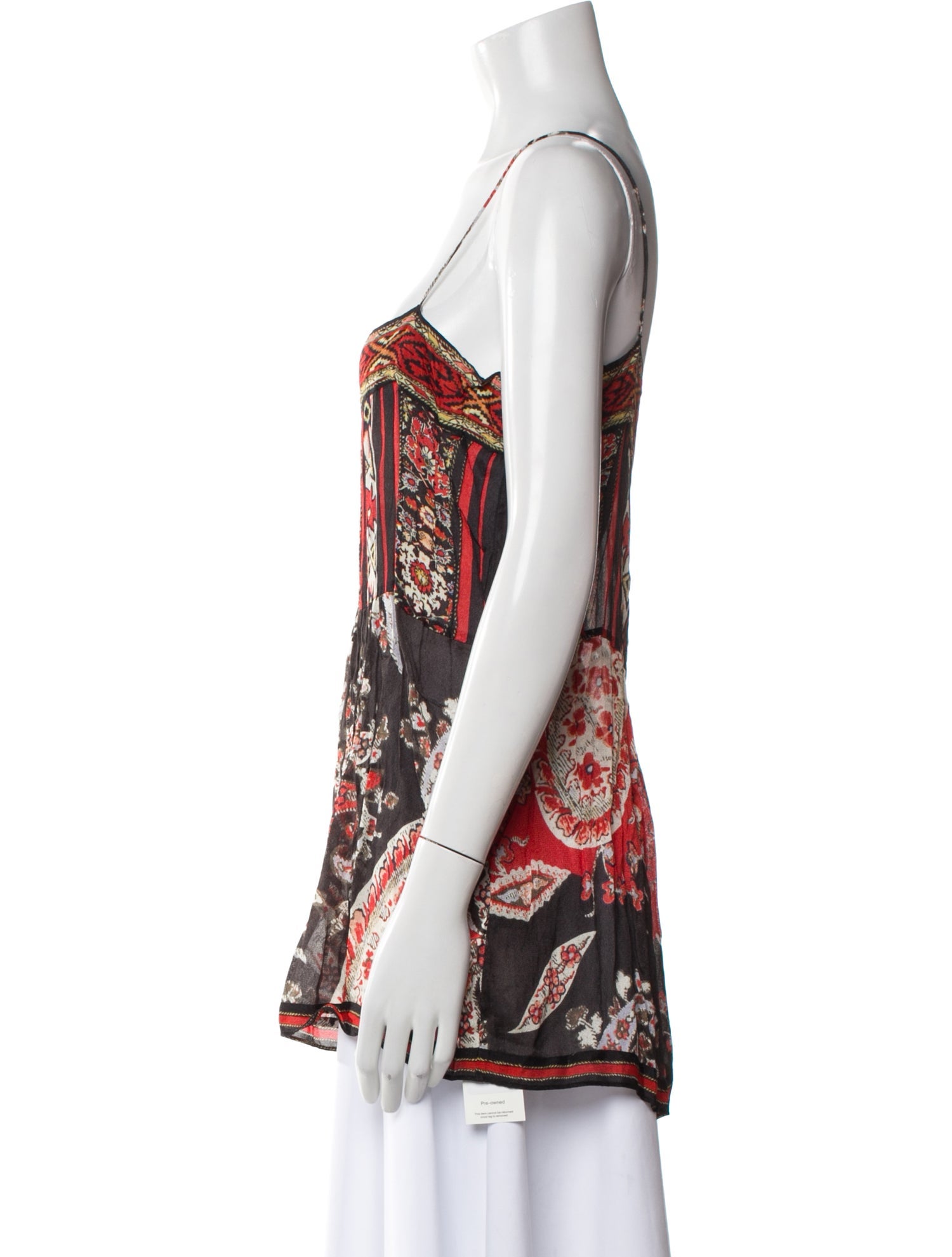 Isabel Marant Paisley Print Square Neckline Blouse