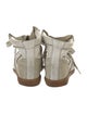 Isabel Marant Leather Wedge Sneakers