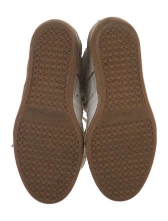 Isabel Marant Leather Wedge Sneakers