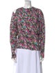 Isabel Marant Silk Floral Print Blouse
