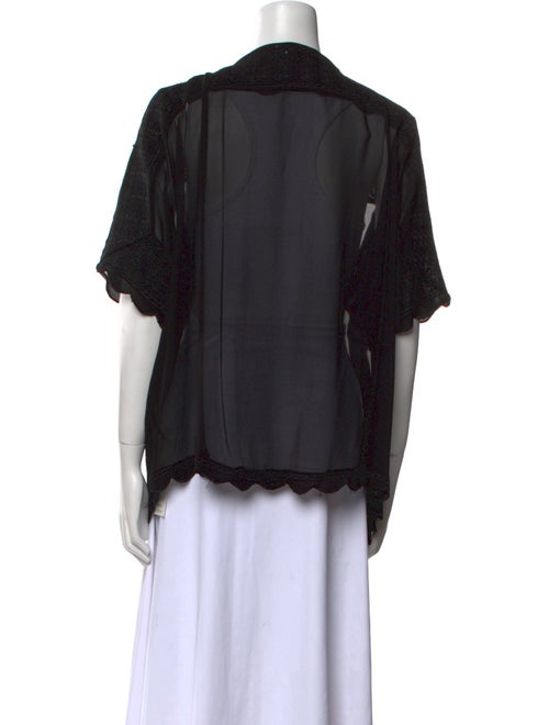 Isabel Marant Bateau Neckline Short Sleeve Blouse