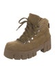 Isabel Marant Suede Leather Trim Embellishment Combat Boots