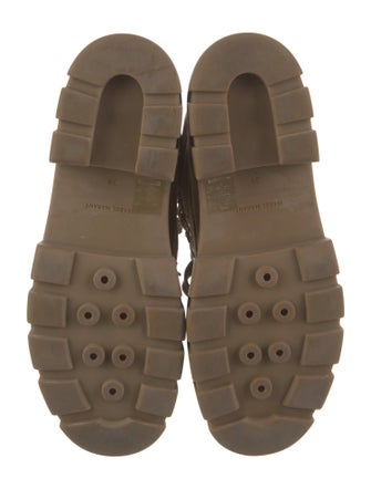 Isabel Marant Suede Leather Trim Embellishment Combat Boots