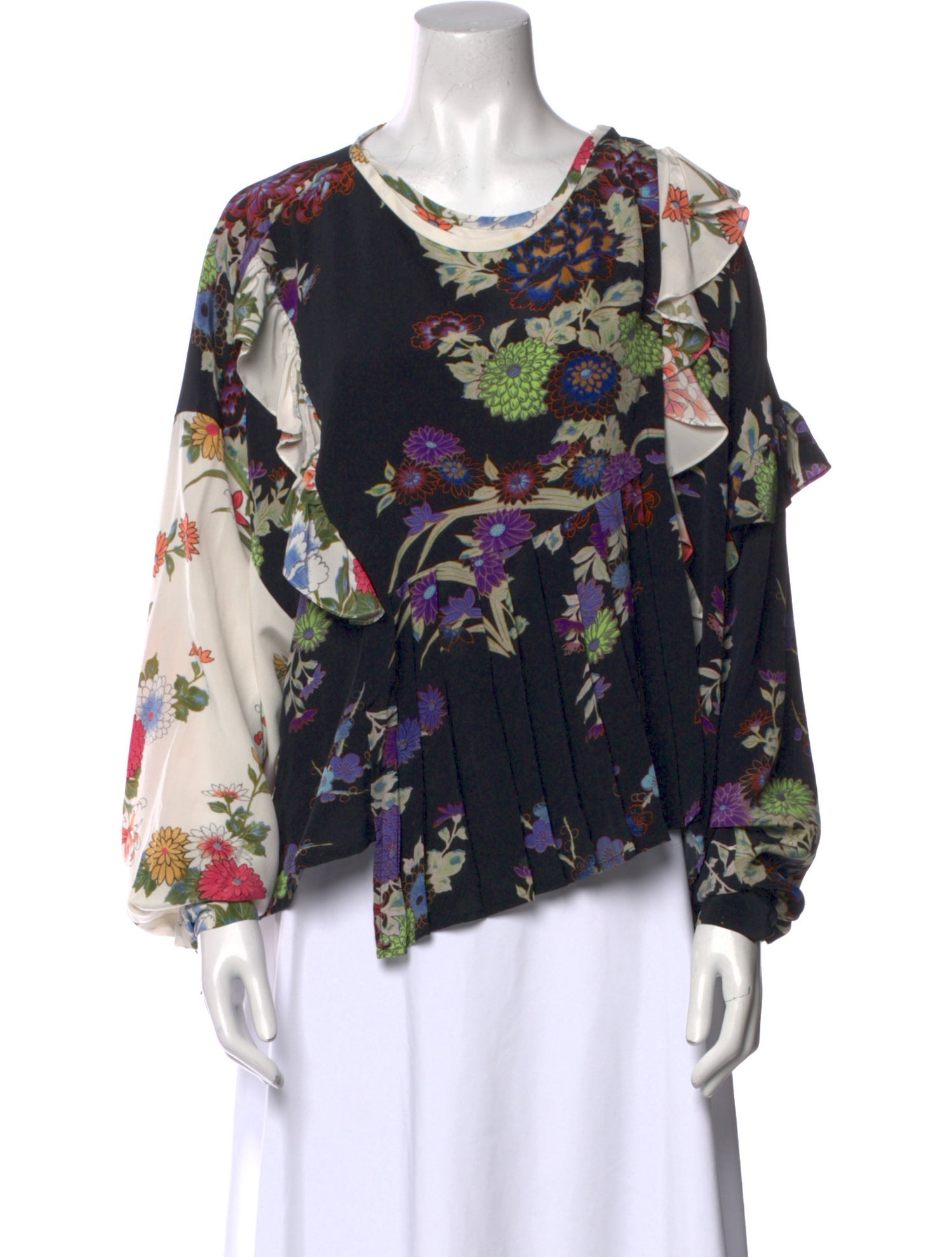 Isabel Marant Silk Floral Print Blouse