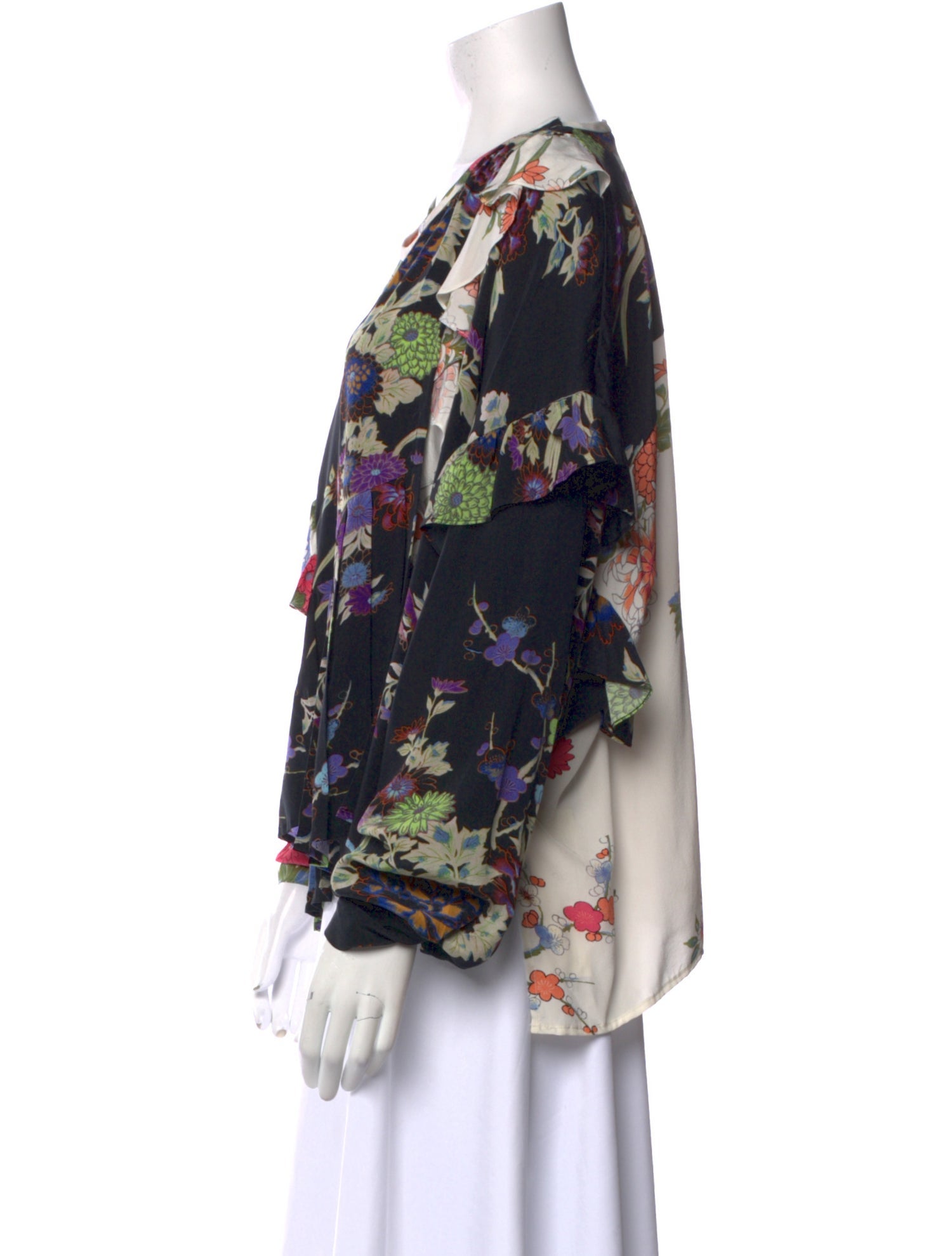 Isabel Marant Silk Floral Print Blouse