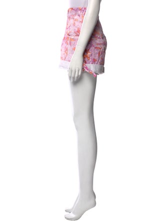 Isabel Marant Floral Print Mini Shorts