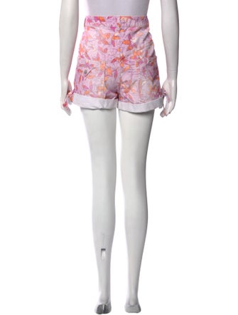 Isabel Marant Floral Print Mini Shorts