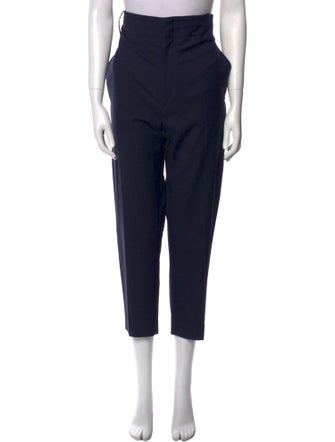 Isabel Marant Virgin Wool Straight Leg Pants