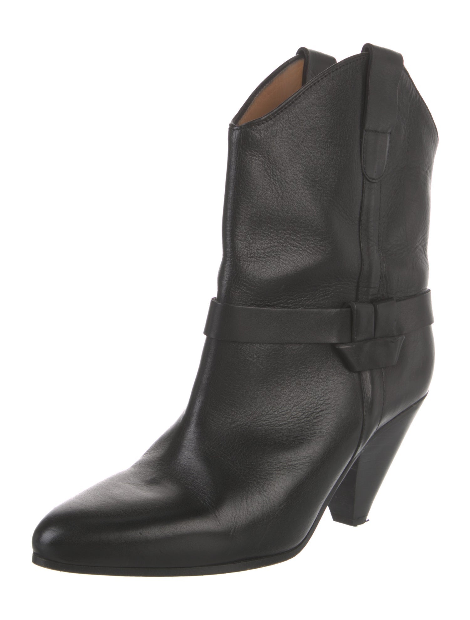 Isabel Marant Leather Western Boots