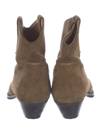 Isabel Marant Suede Western Boots