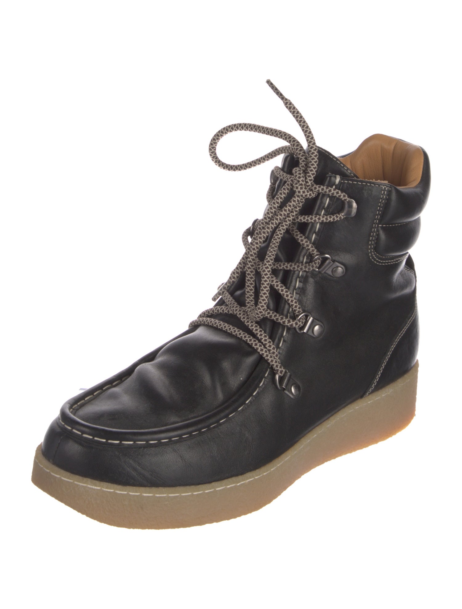 Isabel Marant Leather Hiking Boots