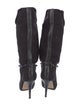 Isabel Marant Canvas Beaded Accents Sock Boots