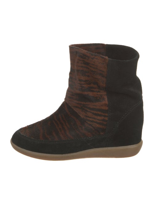 Isabel Marant Ponyhair Animal Print Boots