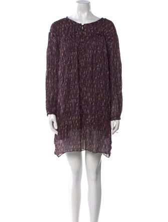 Isabel Marant Printed Mini Dress