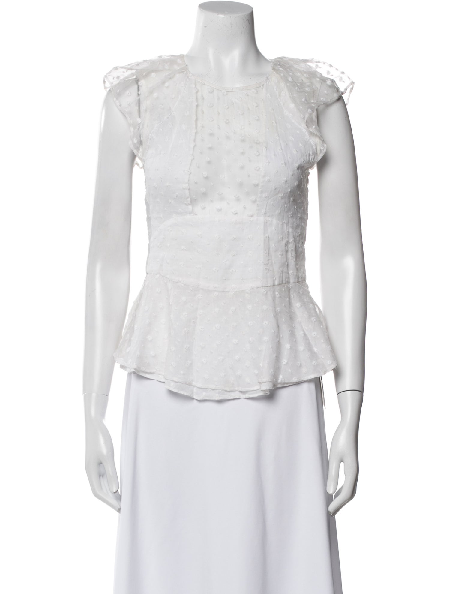 Isabel Marant Silk Crew Neck Blouse